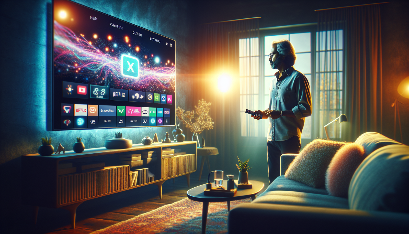 how to setup IPTV app on Smart TV illustration