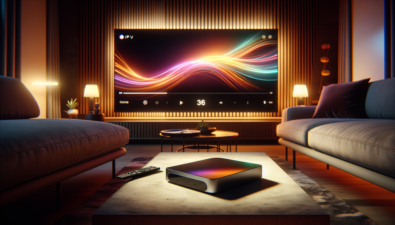 iptv box illustration