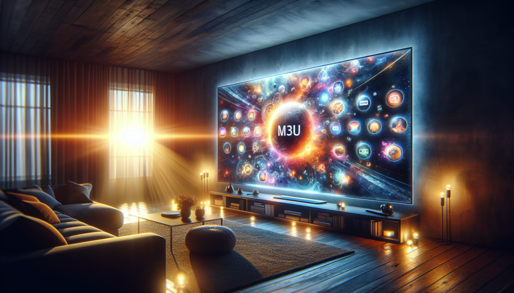 IPTV player that supports M3U playlist illustration