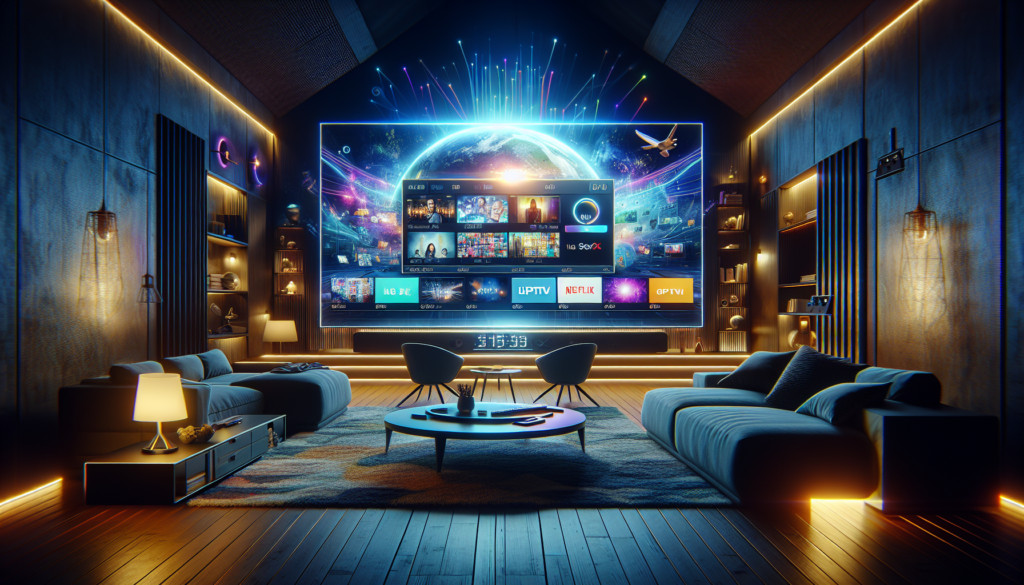 subscribe iptv online illustration
